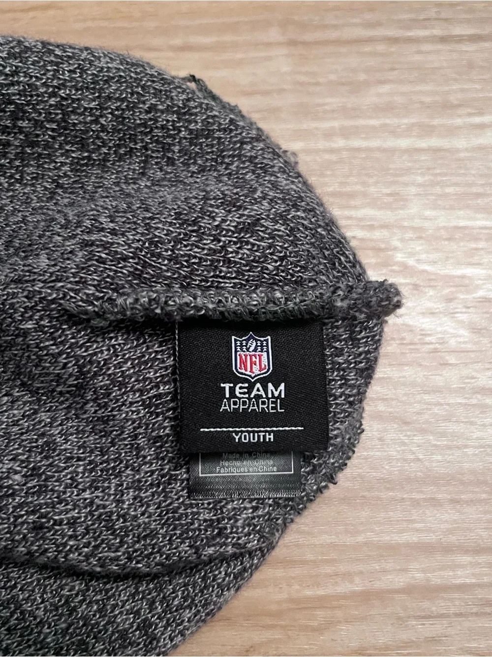 NFL Kids Kansas City Chiefs Knit Beanie - Gray with Red & Yellow
